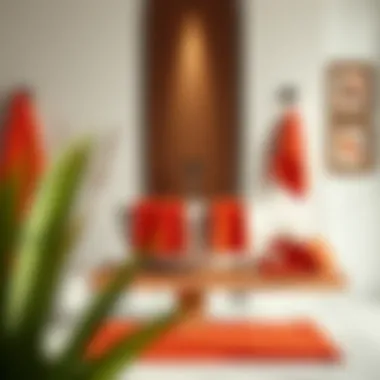 Magnificent The Aesthetic and Functional Appeal of Red Orange Bath Towels Magnificent The Aesthetic and Functional Appeal of Red Orange Bath Towels