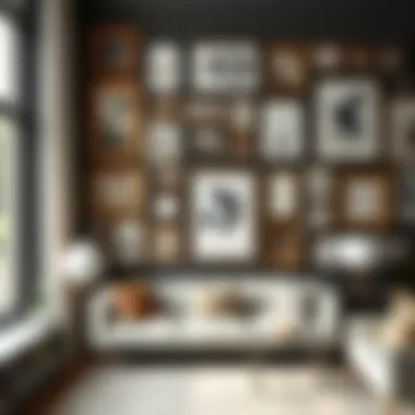 Magnificent The Art of Arranging Collages of Picture Frames on Walls Magnificent The Art of Arranging Collages of Picture Frames on Walls
