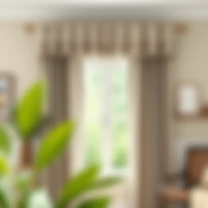 Magnificent The Integration of Farmhouse Curtains with Attached Valance