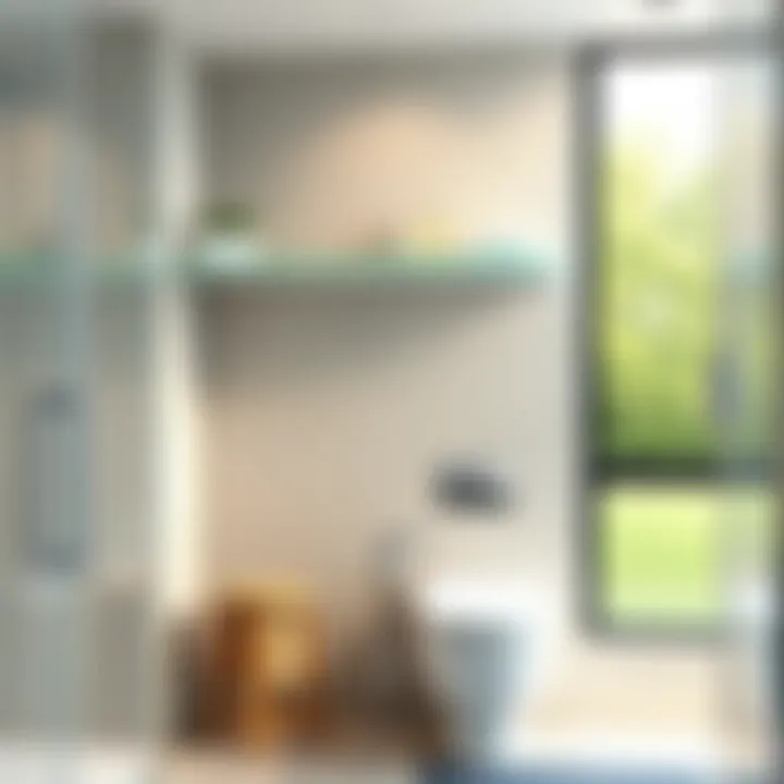 Magnificent The Versatility of Self-Adhesive Shower Shelves