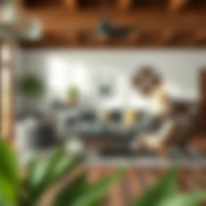 DIY furniture projects showcased in a stylish setting