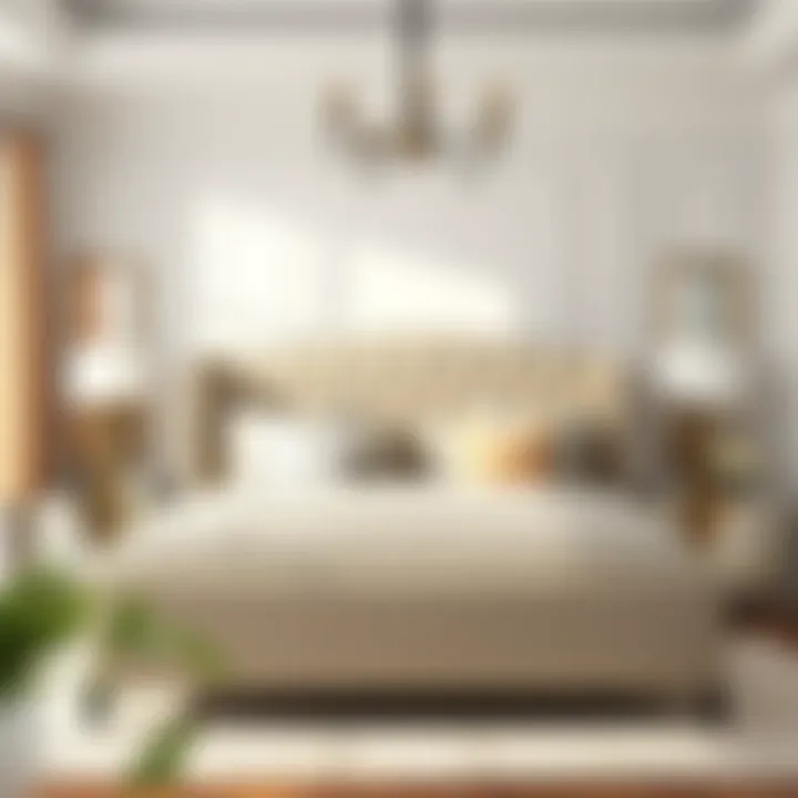 Sophisticated Elegance in Bedroom Design Elegant design of the Amazon King Upholstered Bed showcasing its sophisticated style.
