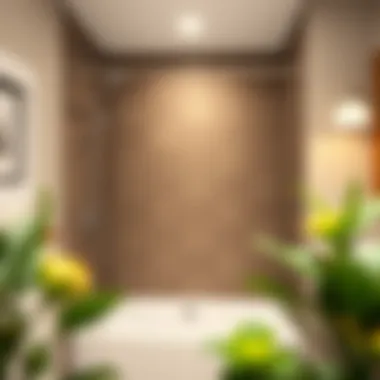 Illustration of proper installation techniques for shower curtain rods