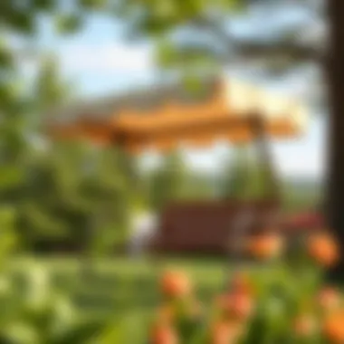 Durable materials for swing canopies