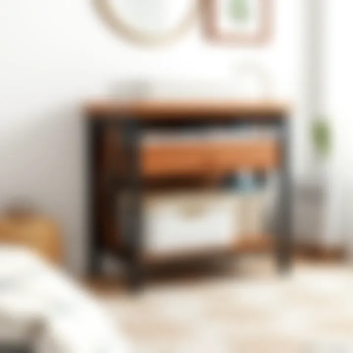 Functional clearance changing table with ample storage