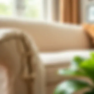 Elegant fabric swatches showcasing various materials for couch covers