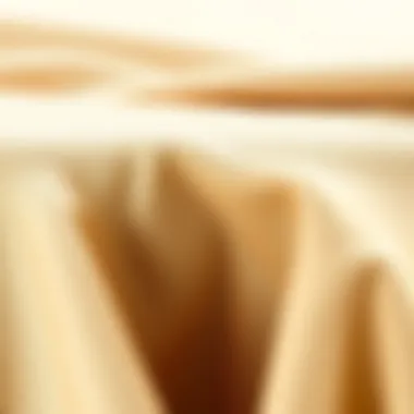 Close-up of various fabric textures suitable for a 60-inch oval tablecloth