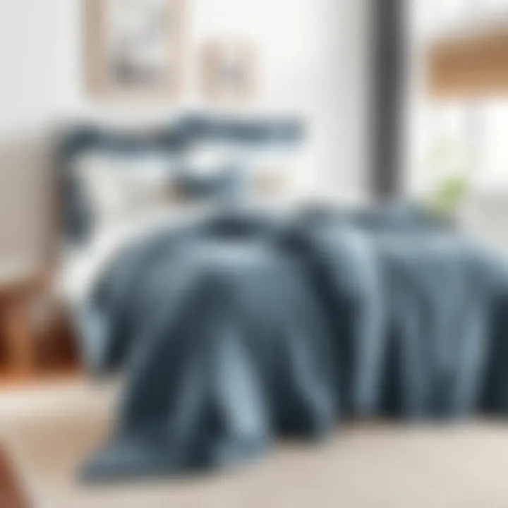 Stylish full blanket set showcasing modern design trends