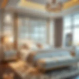 Luxurious contemporary bedroom furniture showcasing elegant designs