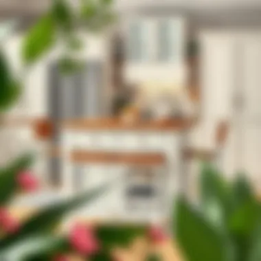 Versatile kitchen island cart with bar seating