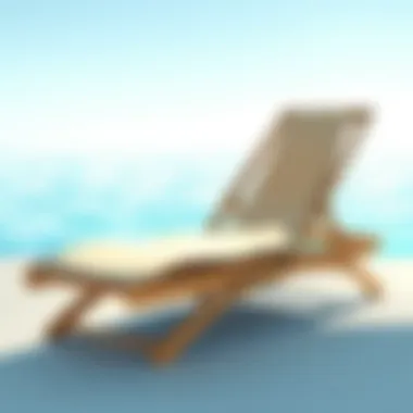 Durable materials used in beach chaise lounges