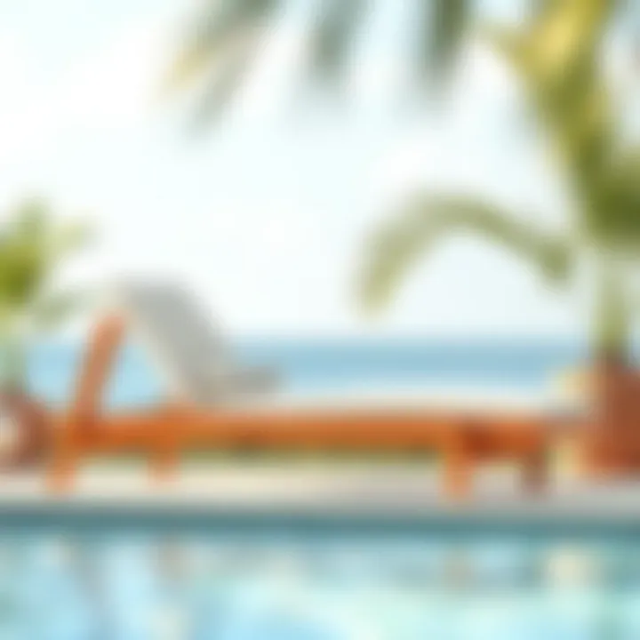 Ergonomic design of a modern chaise lounge for outdoor use