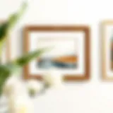 Elegant 9x16 frame showcasing artwork