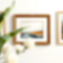 Elegant 9x16 frame showcasing artwork