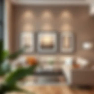 9x16 frames enhancing a modern living space