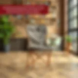 Detailed dimensions of folding chairs