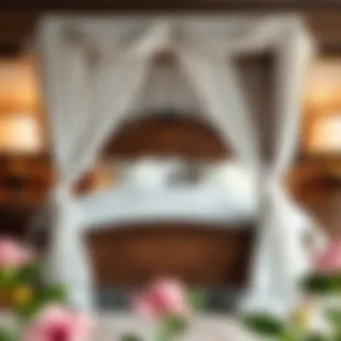 Timeless Charm of the Canopy Bed Classic canopy bed adorned with flowing fabrics