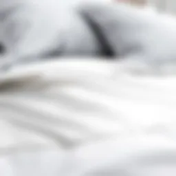 A close-up of a 16 inch deep fitted sheet showcasing its elastic corners