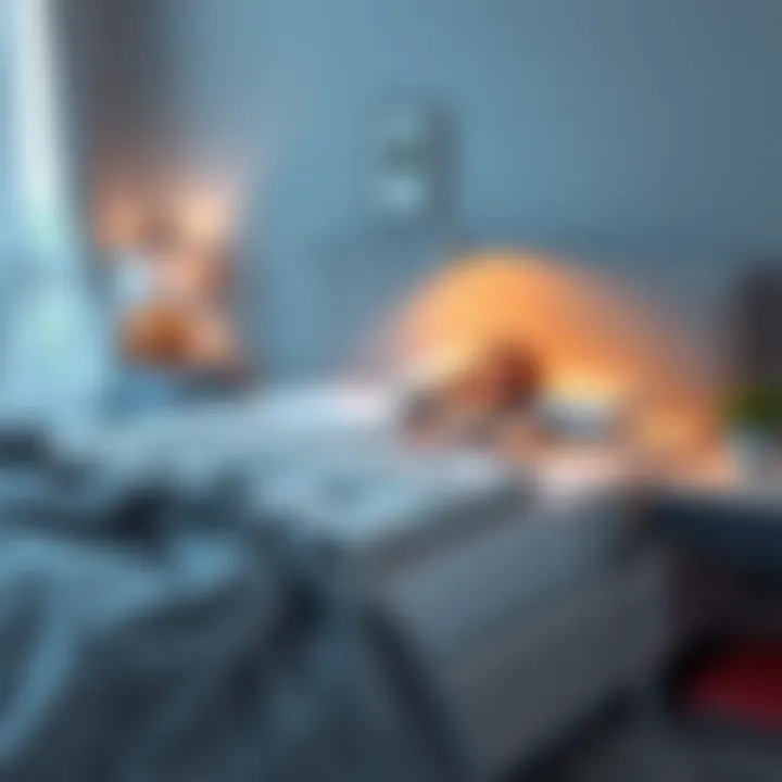 Comfortable Sleep Experience Comfortable sleeping environment with fitted mattress pad
