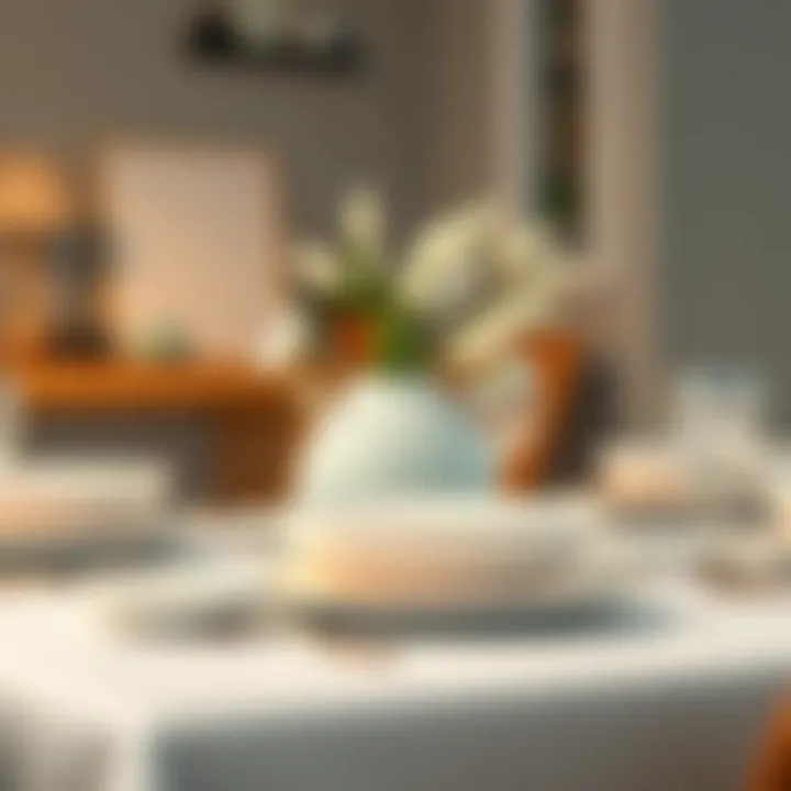 Aesthetic table setting featuring lightweight dinnerware