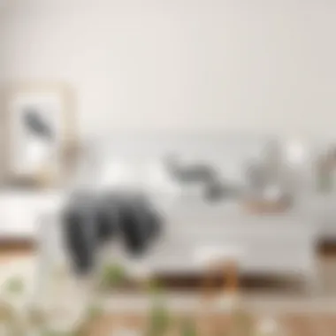 Aesthetic Harmony: Styling Tips for White Bed Frames White bed frame styled with complementary bedding and decor