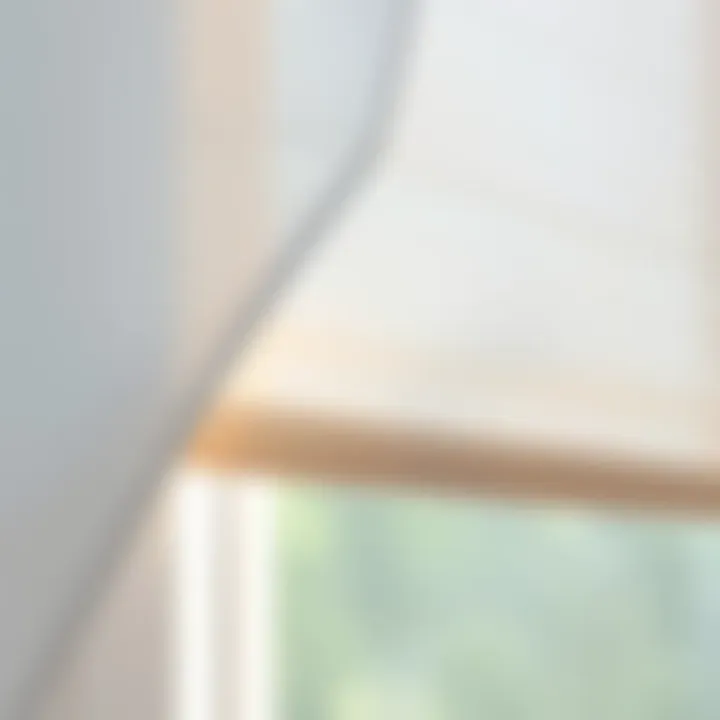 Close-up of Sheer Fabric Texture and Light Filtering Close-up of sheer fabric showcasing texture and light filtering capabilities