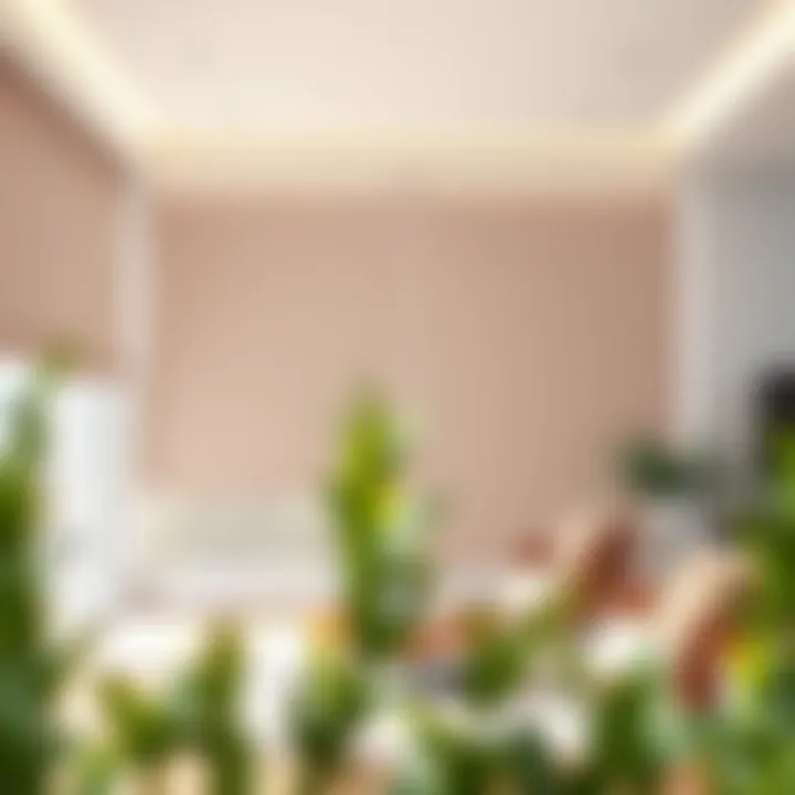 Elegant Sheer Fabric Roller Shades in Modern Design Elegant sheer fabric roller shades in a modern living room setting