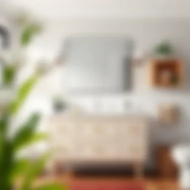 Trendy Bathroom Designs with Vanity Trendy bathroom designs featuring a 31-inch vanity