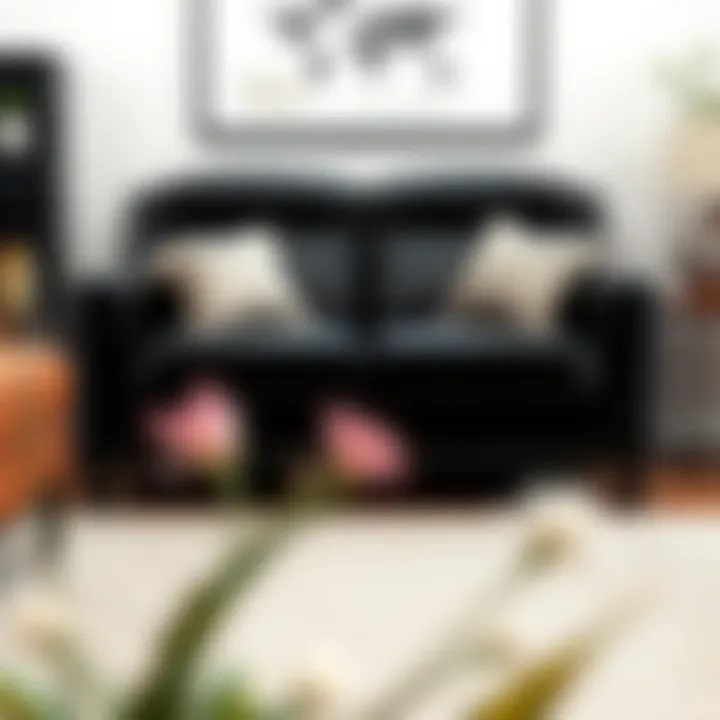 Notable Exploring the Black Faux Leather Love Seat: A Multifaceted Examination