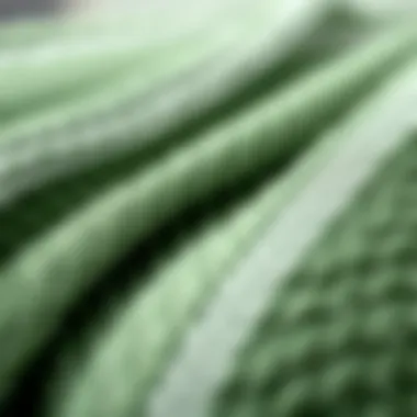 Close-up of high-quality materials used in football bed construction