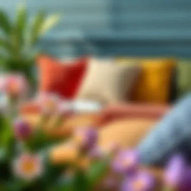 Diverse Material Options for Bench Cushions Variety of materials showcased for bench cushions