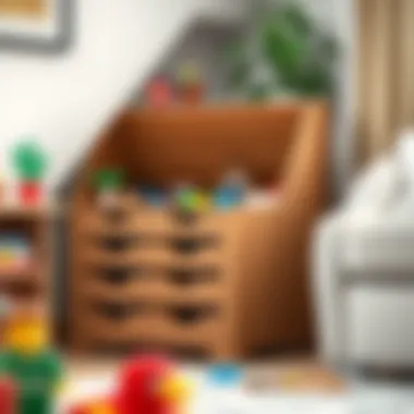 A beautifully designed customized storage solution for Lego