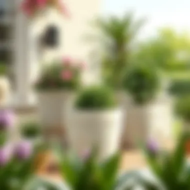 Maintenance Techniques for Large Flower Pots Maintenance techniques for large flower pots in an outdoor environment