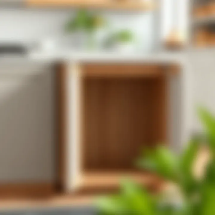 Material selection options for constructing a 30 x 30 base cabinet.