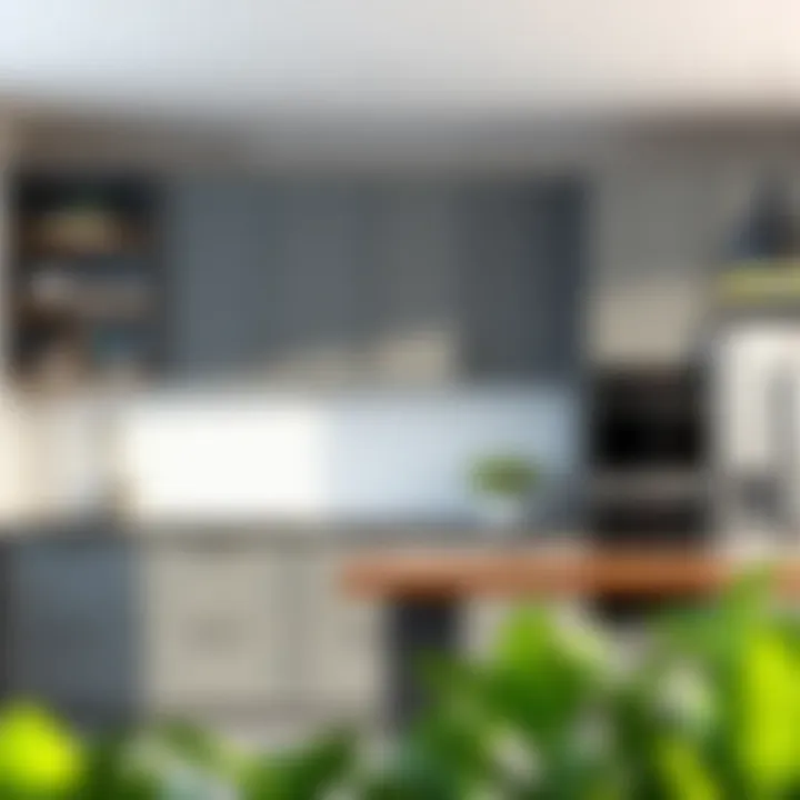 Stylish arrangement of a 30 x 30 base cabinet in a modern kitchen setting.