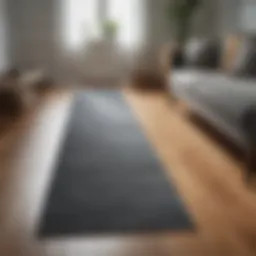 Elegant 2x7 washable runner enhancing a modern living space
