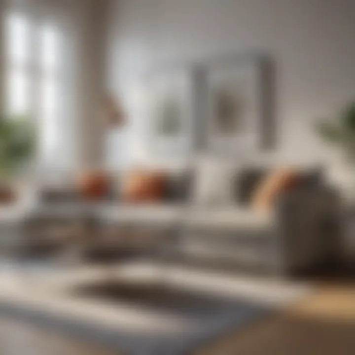 Elegant convertible sectional couch showcasing versatility
