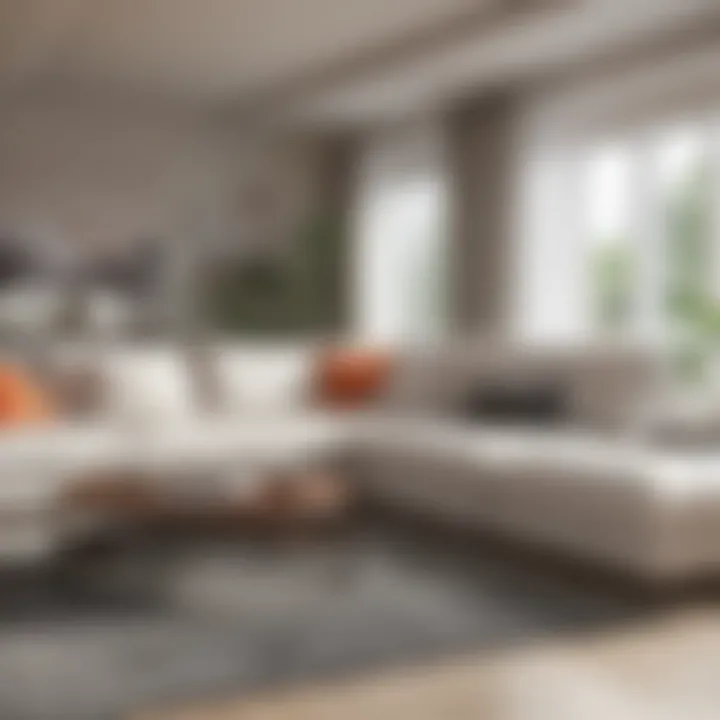 Convertible sectional couch configured for maximum seating