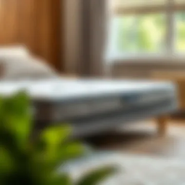 Comfortable twin size futon mattress showcasing its soft texture