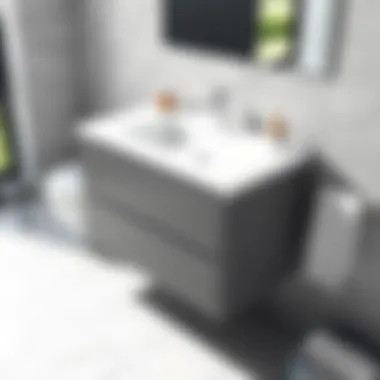 Modern 24-inch vanity showcasing sleek lines