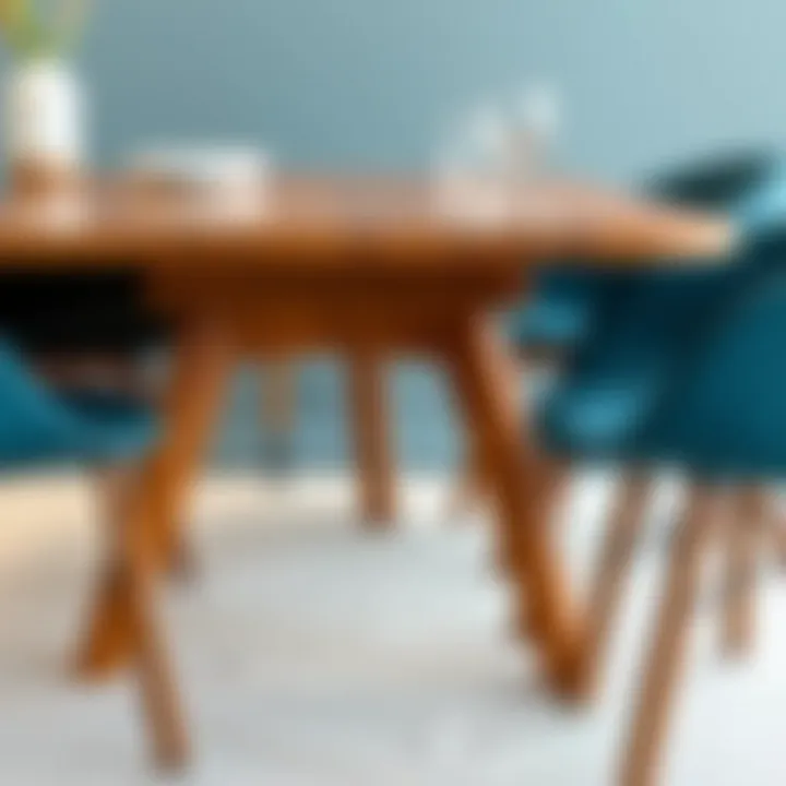 Material choices for dining table sets