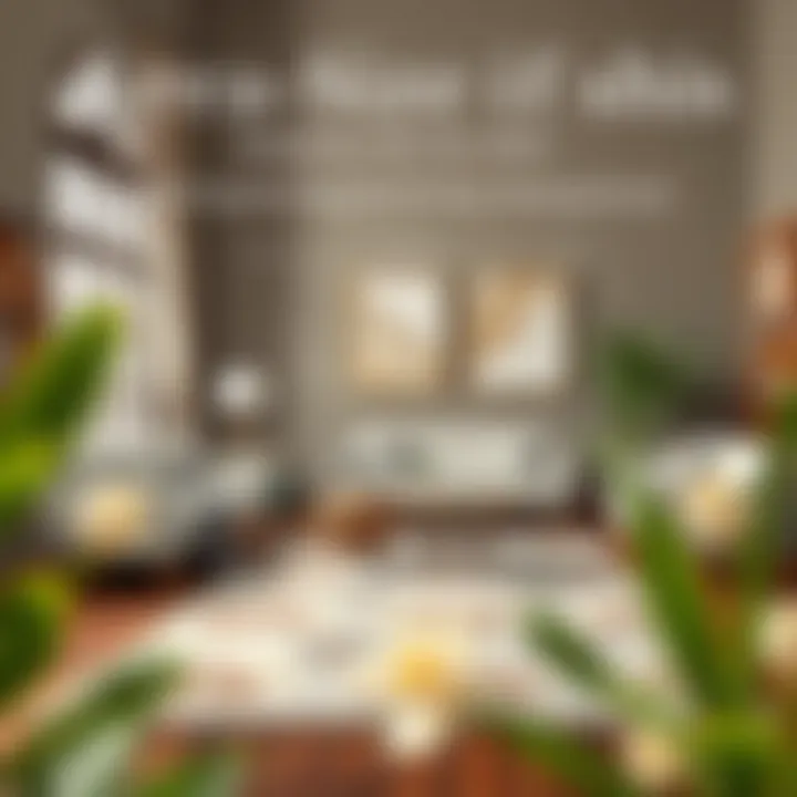 Infographic on area rug size dimensions