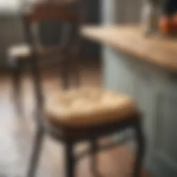 Elegant kitchen chair pads enhancing the dining experience