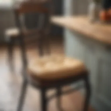 Elegant kitchen chair pads enhancing the dining experience