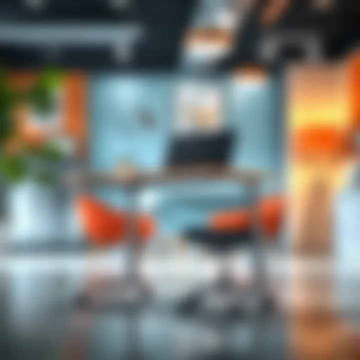 Ergonomically designed wheeled desk for comfort and productivity