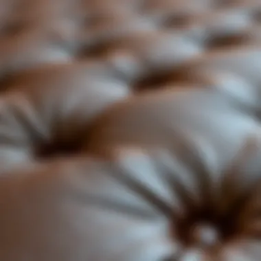 Luxury Leather Texture Close-up of high-quality leather texture