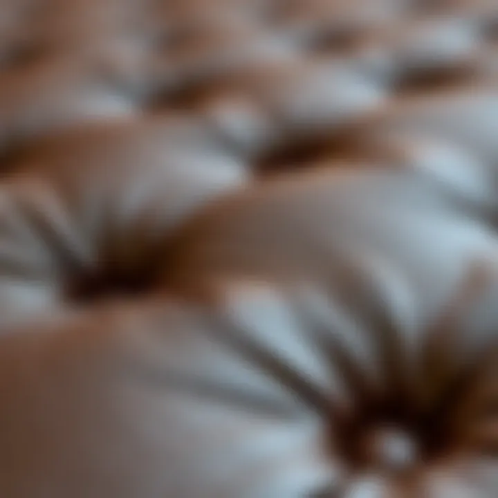 Luxury Leather Texture Close-up of high-quality leather texture