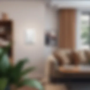 Illustration showing the installation of a low voltage wireless switch