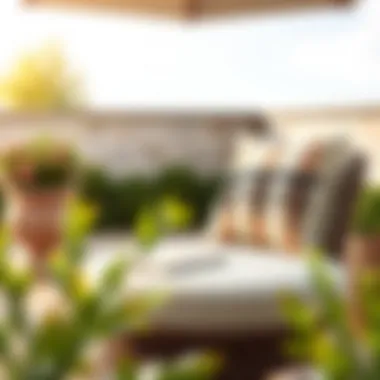 Maintenance Tips for Outdoor Cushions Maintenance tips for outdoor chair cushions displayed visually