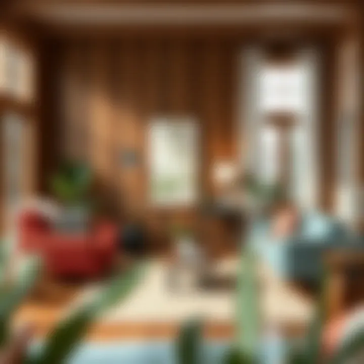 Cozy Furniture Layout Cozy living room showcasing optimal space utilization